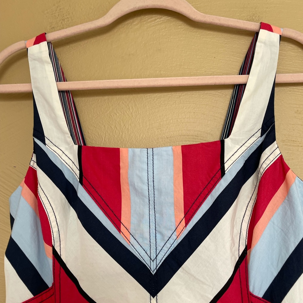 Anthropologie Maeve Chevron Striped Sleeveless Dress, Sundress, NWT, Sz 4 - Picture 13 of 15